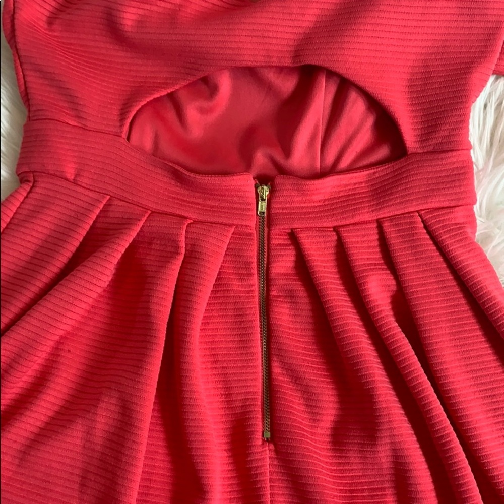 pink dress w/ mesh heart back - Picture 7 of 7